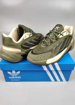 Adidas ozelia khaki black3 фото