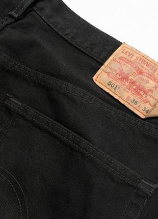 Levis 501 vintage black jeans ( 2004 ) чоловічі джинси6 фото