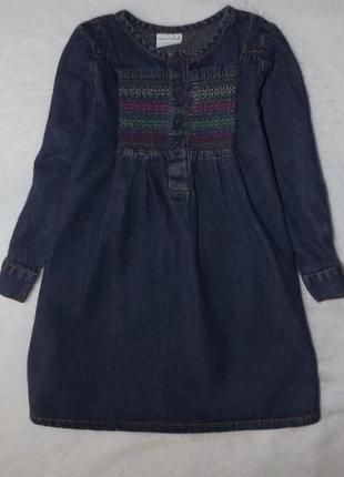 Платье джинс