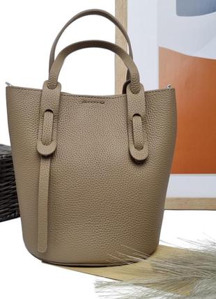 Модная женская сумка через плечо бежевый арт.812-b beige vivaverba україна - (китай)