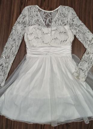 Сукня біла жіноча, розмір s