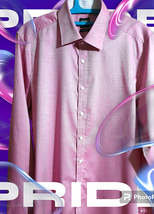 Оригинальная немецкая стрейчевая рубашка olymp