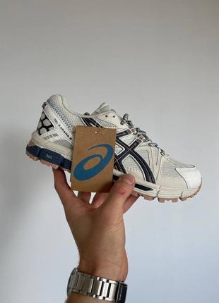 Asics gel-kahana 8 marathon running beige blue