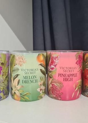 Свеча ароматизированная victoria's secret scented candle melon drench 255 г3 фото