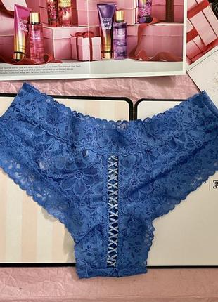 Кружевные трусики victoria's secret со шнуровкой