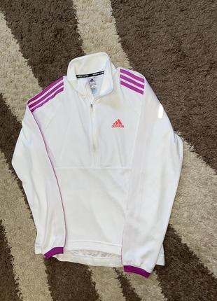 Женская спортивная кофта олимпийка adidas running crossfit equipment clima originals3 фото