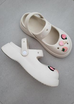 Кроксы на платформе джибитсы в подарок