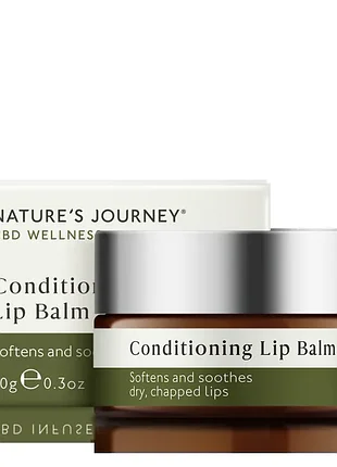 Заспокійливий кондиціонувальний бальзам для губ nature's journey conditioning lip balm 10 g (повний фо