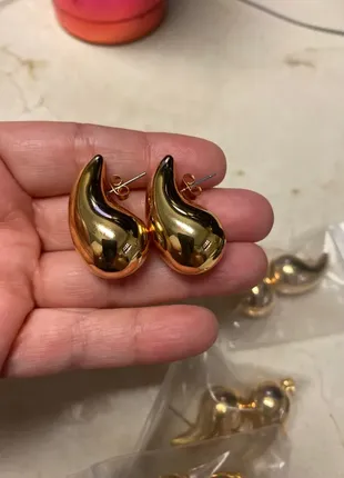 Шикарные серьги-капли с большой водяной каплей 500 (11)