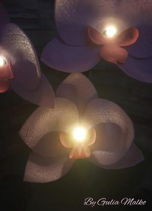 Світильник - орхідея4 фото