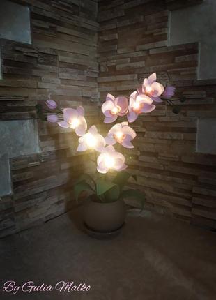 Світильник - орхідея2 фото