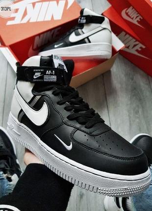 Ботинки nike air force 1 hight lv8 black/white черевики2 фото