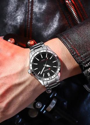 Годинник чоловічий curren hector наручний годинник чоловічий класичний годинник кварцовий годинник2 фото