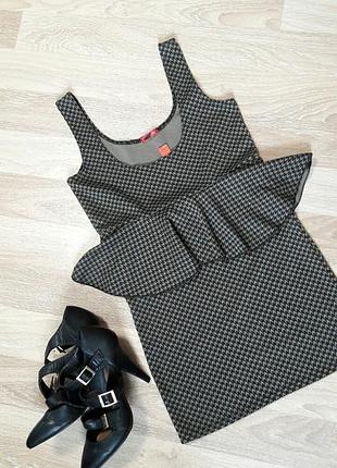 Сарафан, платье с принтом гусиная лапка influence