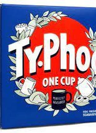 Чорний англійський чай у пакетиках ty-phoo one cup, великобританія, 100 пакетів