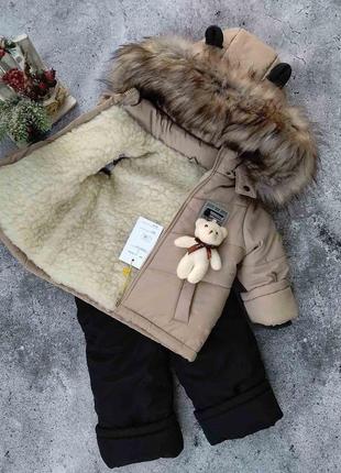 Детский  качественный зимний комбинезон  с 86 по 116 см3 фото