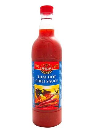 Соус чилі тайська гострий asia chilli hot sause, 700 мл, голландія, у пляшці
