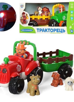 Трактор фермера з причепом limo toy м 5572