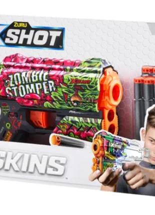 Бластер zuru x-shot flux zombie stomper, 8 патронів 36516a