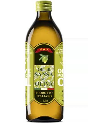 Оливкова олія mk sansa di oliva, 1 л, перший холодний віджим, рафінована