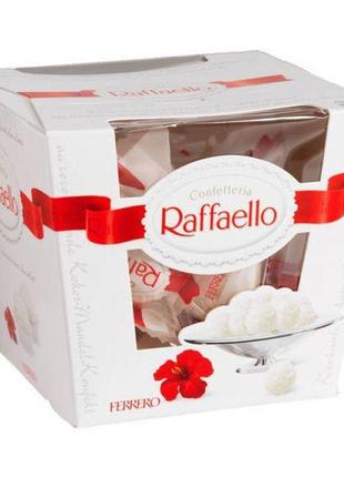 Конфеты rafaello ferrero, 150 г, италия, рафаэлло в кокосовой стружке с цельным миндальным орехом, т15