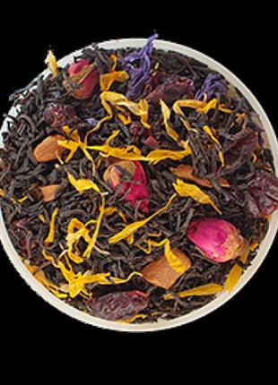 Черный цейлонский листовой чай с добавками фруктов загадка востока тм «чайные шедевры», 500 г2 фото