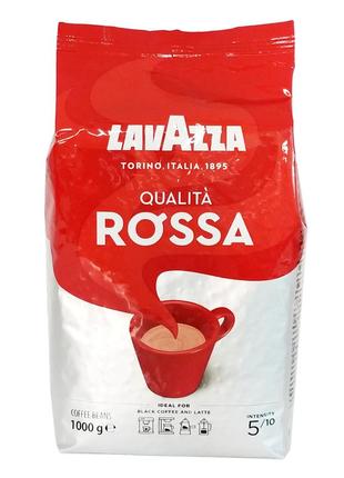 Кофе зерновой lavazza qualita rossa,1 кг , италия (оригинал)