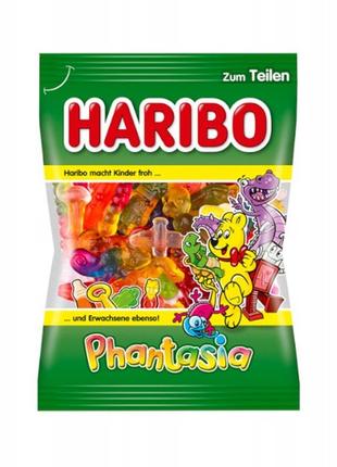 Конфеты желейные haribo phantasia, 175г, германия, харибо фантазия конфеты жевательные мармеладные