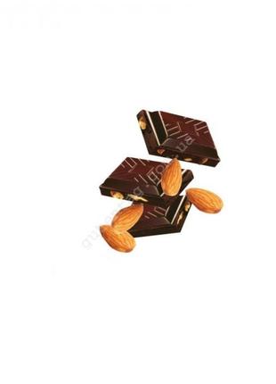 Шоколад чорний cachet almonds 54% какао з мигдалем, 300 г, бельгія4 фото