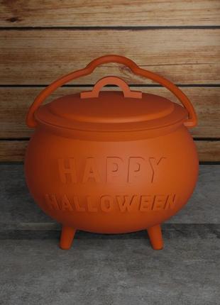Малый горшок лепрекона «happy halloween» с крышкой (12010100104)