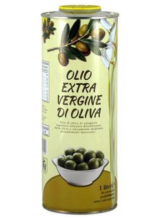 Оливкова олія в бляшаній банці vesuvio olio extra virgine di olive, 1 л італія