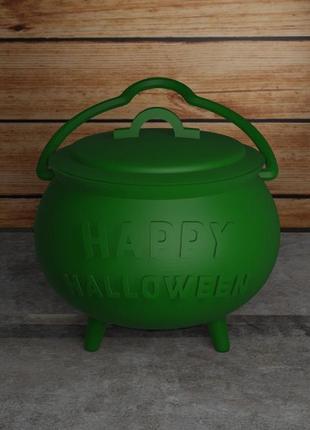 Средний горшок лепрекона «happy halloween» с крышкой (12010100207)