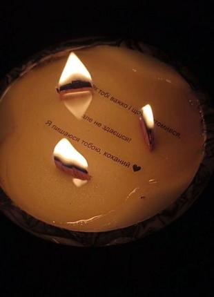 Свічка з таємним посланням1 фото