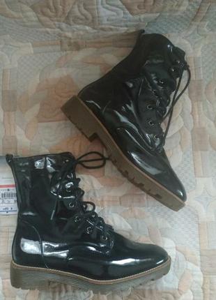 Ботинки лаковые деми вд zara