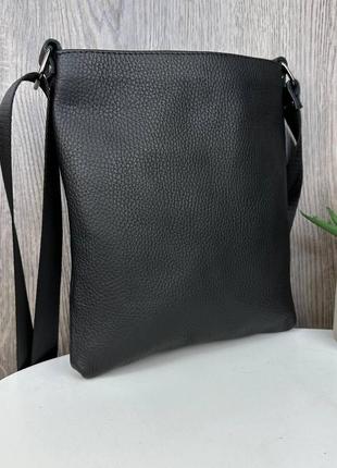 Чоловічий подарунковий набір шкіряна сумка-планшетка + поясний ремінь шкіряний, комплект — чоловіча сумка пояс