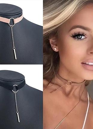 Женский  чокер  под золото