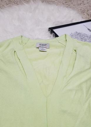 🔥🔥🔥стильная блузка красивого зеленого нежного оттенка в идеальном состоянии 🖤guess🖤3 фото