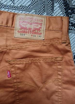 Брендові фірмові джинси levi's 514,оригінал, но,розмір 34.4 фото