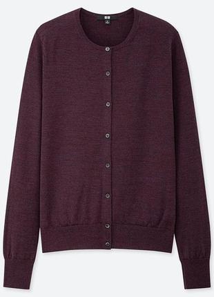 Вовняний кардиган, джемпер uniqlo