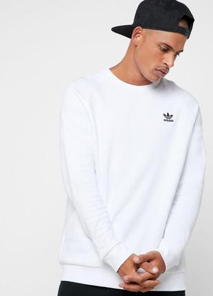 Мужской оверсайз свитшот adidas trefoil essentials crewneck1 фото