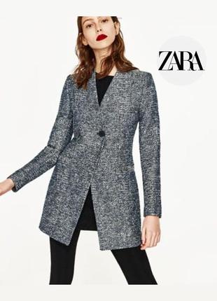 Стильный удлиненный пиджак zara