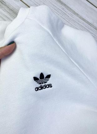 Мужской оверсайз свитшот adidas trefoil essentials crewneck10 фото