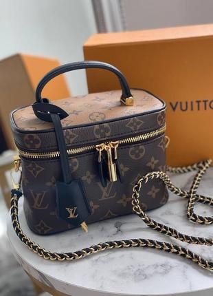Сумка саквояж люкс у стилі louis vuitton 🖤