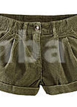 Вельветовые шорты на девочку р.134 (сток)