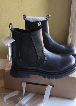 Челси ботинки zara 38 размер кожа