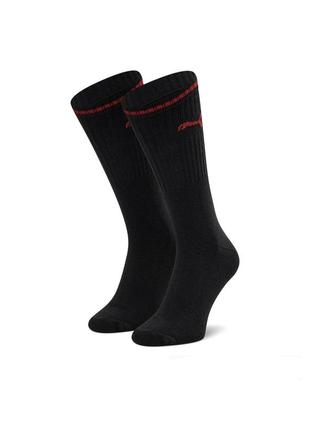Шкарпетки puma sport crew stripe чорного кольору з кольоровою вставкою розмір 42-46