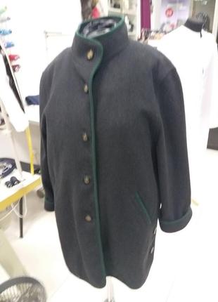Пальто батал , over size,  весеннее шерстяное пальто