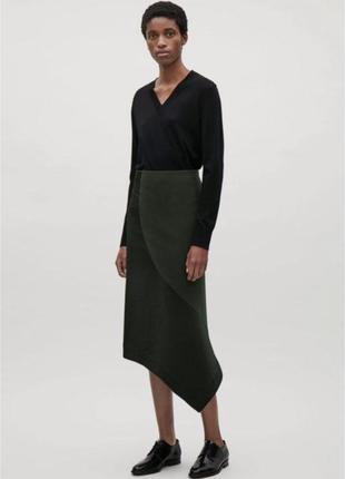 Стильная юбка с асимметричным низом от cos8 фото
