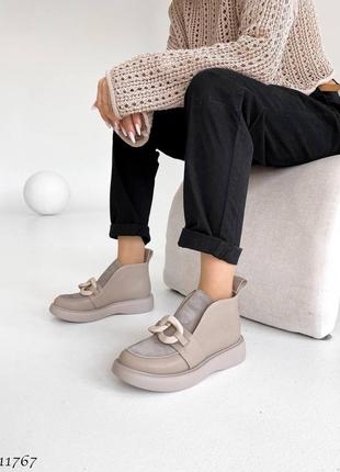 Лоферы кожаные