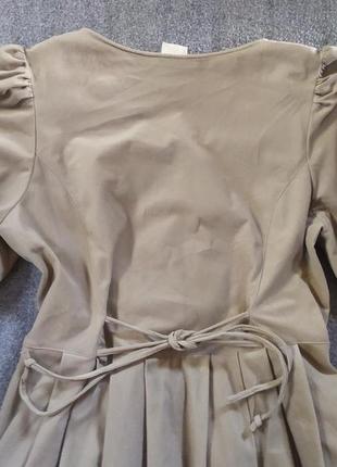 Винтажное платье из бархатистой ткани9 фото